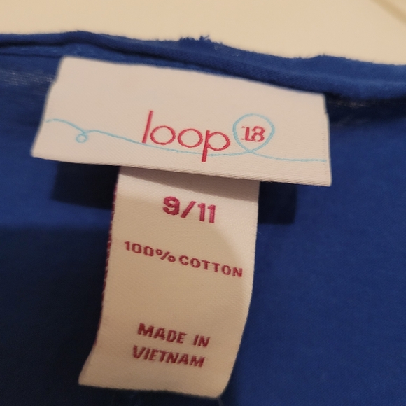 NWT Blue Loop top - Picture 4 of 5
